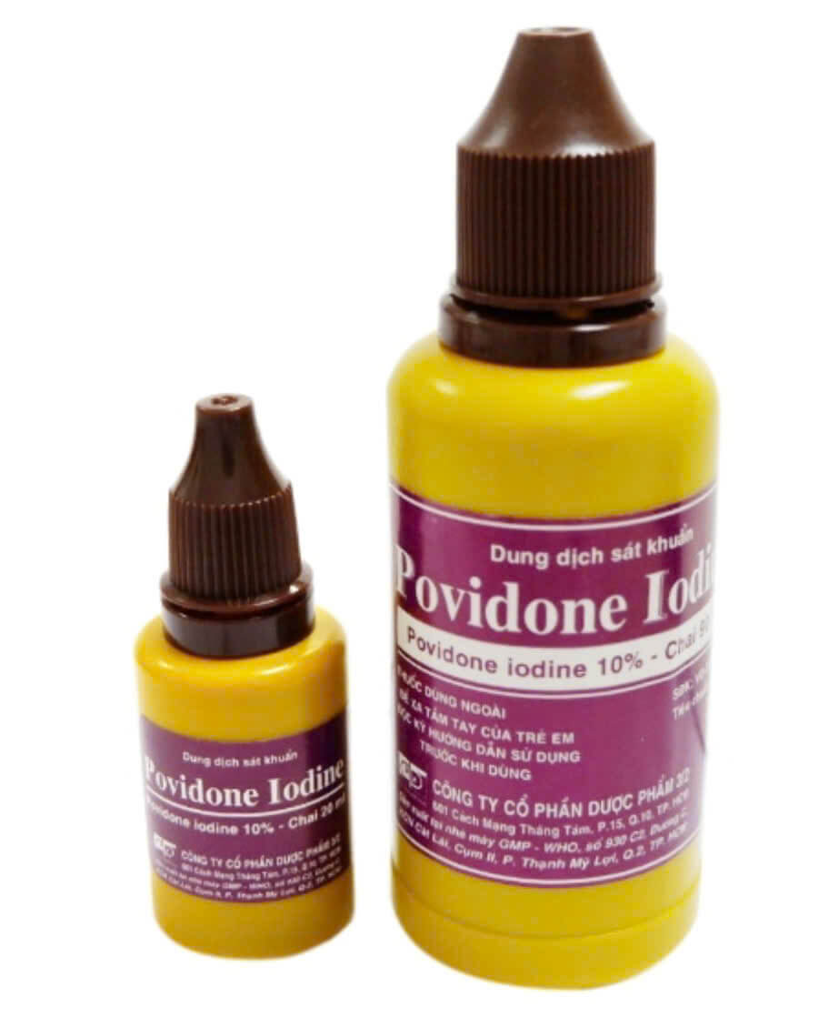 Dung dịch Povidon iodin 10% sát khuẩn da và niêm mạc (chai 90ml)