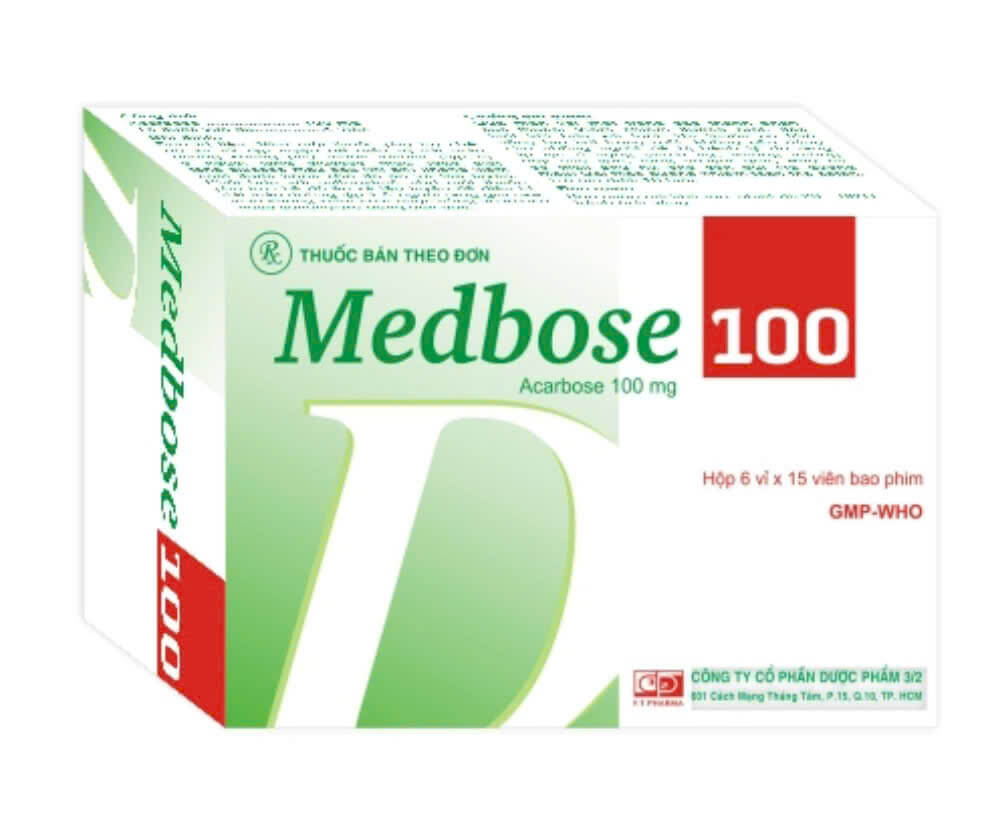 Medbose 100 điều trị đái tháo đường 