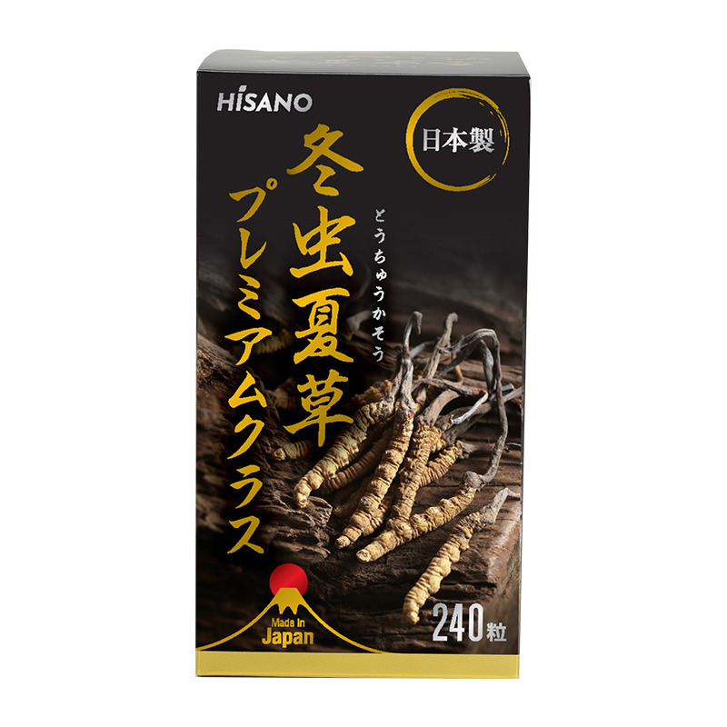 Đông trùng hạ thảo Premium cao cấp 240V Hisano - Bổ sung dưỡng chất quý hiếm, tăng cường sức khỏe toàn diện