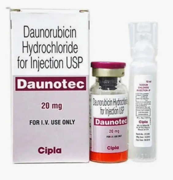 Điều trị bệnh lý ung thư Daunotec 20mg