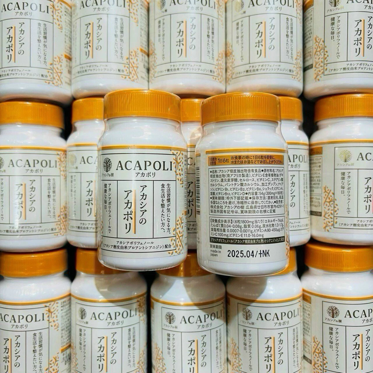 Viên uống kiểm soát lượng đường Acapoli Nhật Bản - Hỗ trợ ổn định đường huyết, kiểm soát tiểu đường hiệu quả