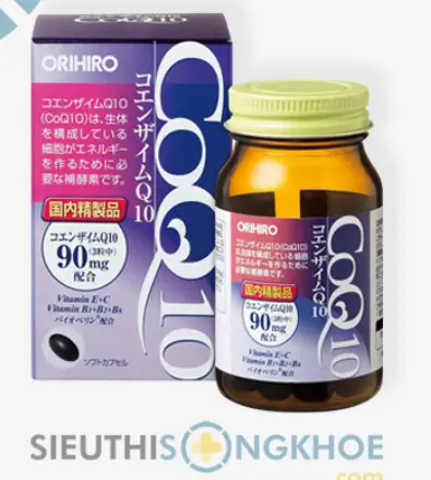 Coenzyme Q10 Orihiro - Viên Uống Hỗ Trợ Cải Thiện Tim Mạch & Làm Đẹp Da