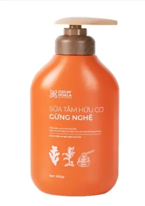 Sữa Tắm Hữu Cơ Gừng Nghệ Cocay Hoala 500g