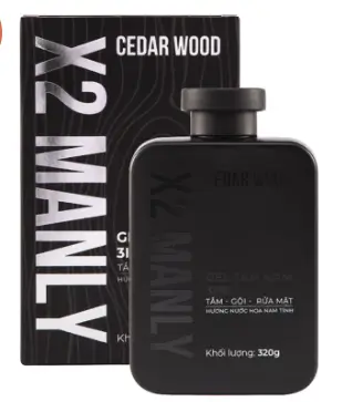 Sữa tắm X2 Manly 3in1 by COCAYHOALA 