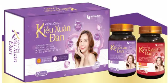 Viên uống Kiều Xuân Đan hỗ trợ cải thiện nội tiết tố nữ – giảm tình trạng bốc hoả mất ngủ lão hoá da (Hộp 60 viên)