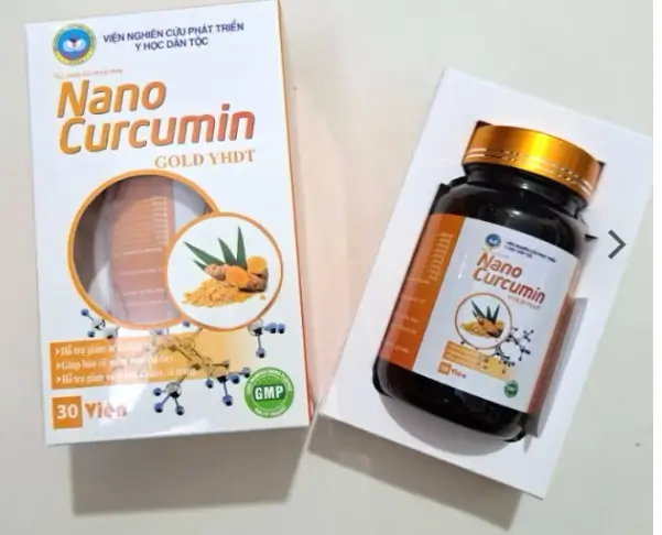 Sẵn (Hộp 30 viên) Tinh Nghệ Nano Curcumin Gold YHDT – Hỗ trợ giảm viêm loét dạ dày, bảo vệ niêm mạc dạ dày, tá tràng,…-SRMShop