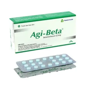 Agi Betamethasone 0,5mg Agimexpharm - Thuốc Corticosteroid Điều Trị Thấp Khớp Dị Ứng Hiệu Quả