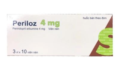 Viên nén Periloz 4mg LEK điều trị tăng huyết áp, suy tim, giảm nguy cơ tim mạch
