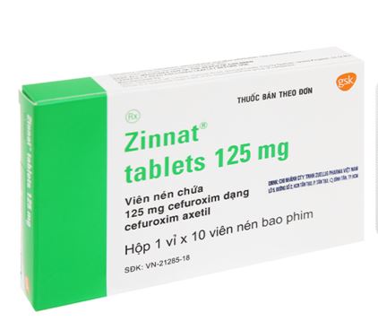 Zinnat 125mg Gsk (H/10v)