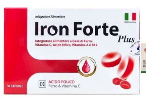 Iron Forte Plus - Bổ sung Sắt, acid folic, vitamin A, vitamin B12 và vitamin C