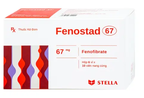 Thuốc Fenostad 67mg Stella điều trị các rối loạn lipid (6 vỉ x 10 viên)