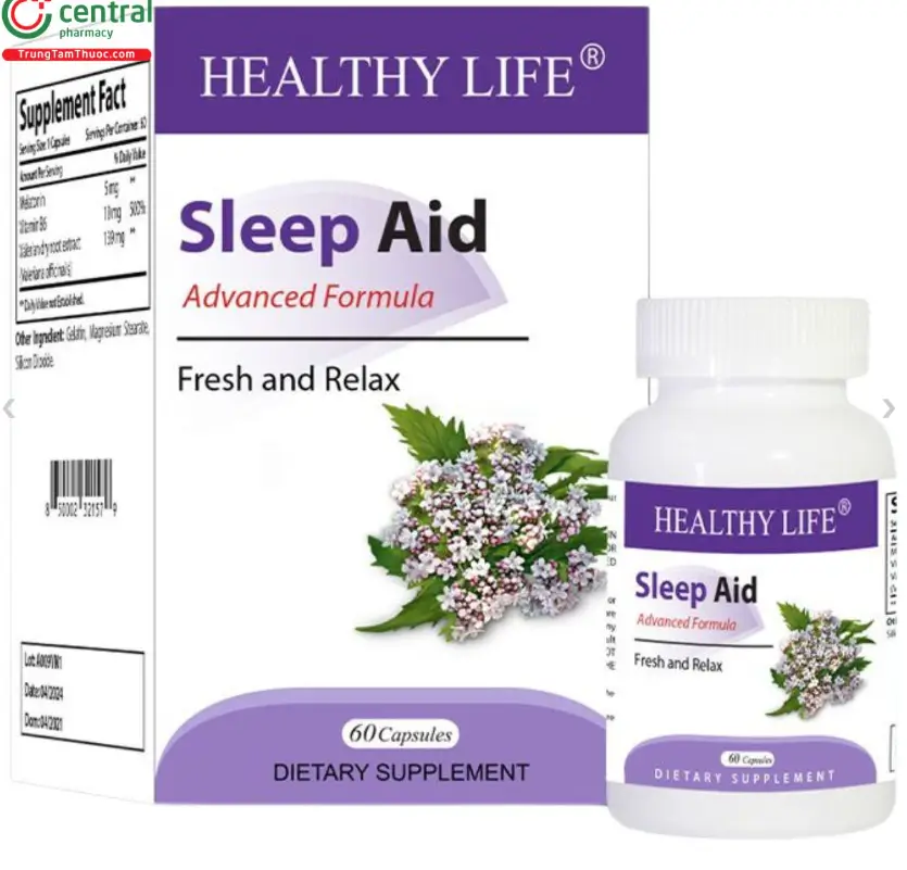 Healthy Life Sleep Aid Viên uống hỗ trợ giấc ngủ