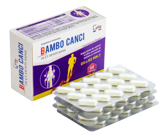 Bambo Canci Hỗ trợ bổ sung canxi, giảm loãng xương, hỗ trợ phát triển xương