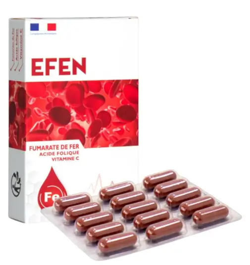 Efen (Hộp 30 viên) - Bổ sung sắt, acid folic và vitamin C