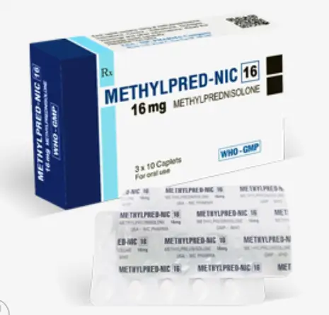 Thuốc Kháng Viêm Dị Ứng METHYLPRED-NIC 16mg