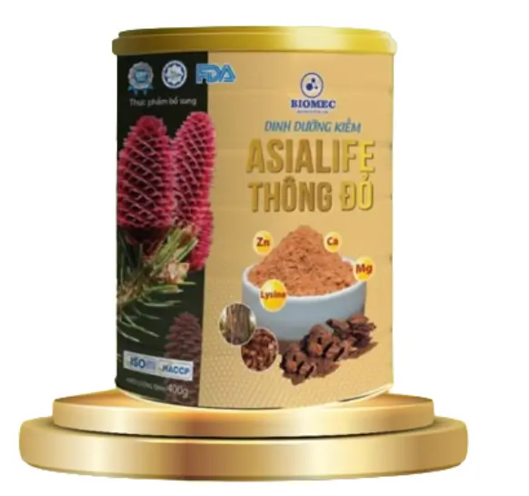 Dinh Dưỡng Kiềm ASIALIFE Thông Đỏ
