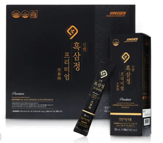 Ginssen Black Ginseng Jung Premium 7mg/g (10ml*30 stick) – Daedong