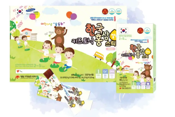 Hồng sâm trẻ em Hàn Quốc 2-5 tuổi Jelly DKG (thạch stick)