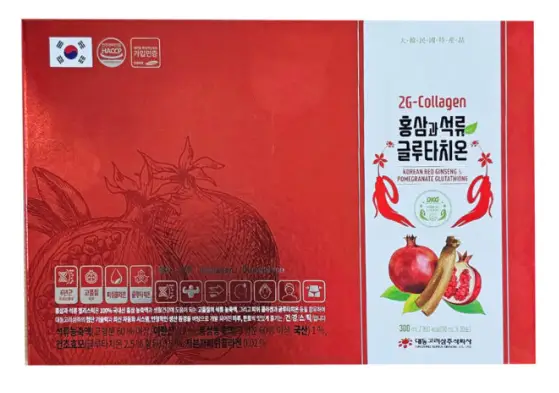 2G – Collagen Hồng sâm lựu Glutathione (10ml x 30stick) – Daedong