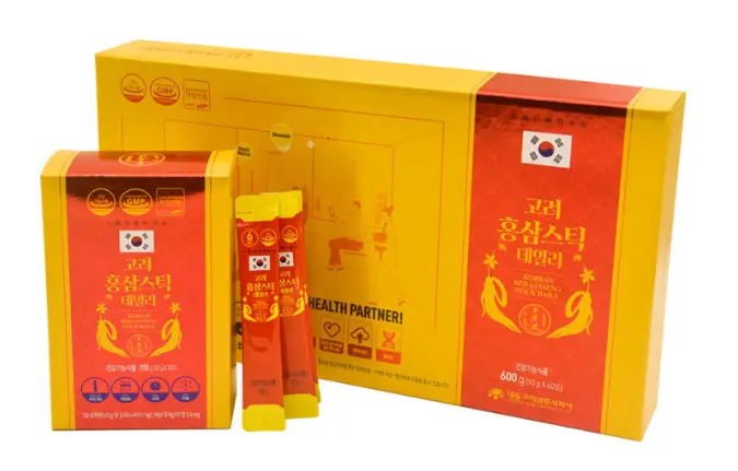 Korean Red Ginseng Stick Daily (10g*60 stick) – Daedong
