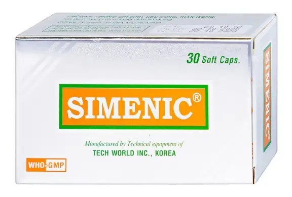 Thuốc Simenic điều trị đau do co thắt cơ trơn (3 vỉ x 10 viên)