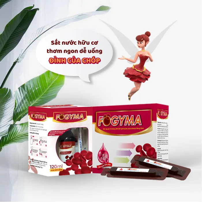 Fogyma 120 ml – Sắt nước IPC cho mẹ & bé, bổ máu hiệu quả, hương dễ uống (chai 120ml)