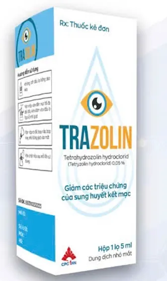 Trazolin – Điều trị mắt đỏ, xung huyết kết mạc hiệu quả