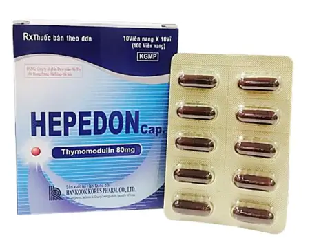 Thuốc Hepedon 80mg Hankook hỗ trợ tăng cường sức đề kháng của cơ thể (10 vỉ x 10 viên)