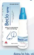Beclo spray Điều trị viêm mũi dị ứng, viêm mũi không do dị ứng và polyp mũi