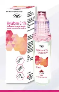 Hylaform 0,1%  NƯỚC MẮT NHÂN TẠO THẾ HỆ 3 DƯỠNG ẨM VƯỢT TRỘI THÂN THIỆN VỚI MẮT, AN TOÀN, HIỆU QUẢ