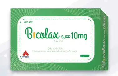 Bicolax SUPP 10mg Tăng nhu động ruột, điều trị táo bón