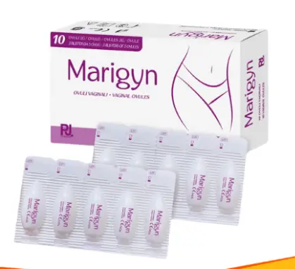 Viên đặt âm đạo MARIGYN 10 viên - Chăm sóc sức khỏe âm đạo toàn diện & sinh lý