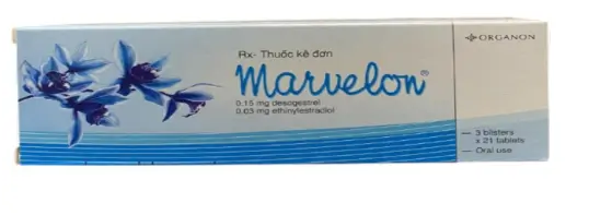 Marvelon hộp 3 vỉ x 21 viên nén Organon