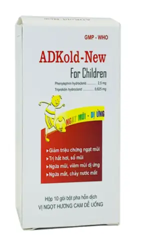 Adkold New hộp 10 gói TW1 Pharbaco