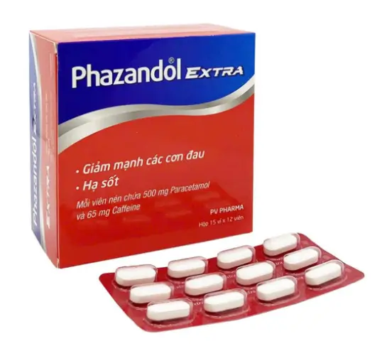 Phazandol Extra hộp 15 vỉ x 12 viên nén Phúc Vinh