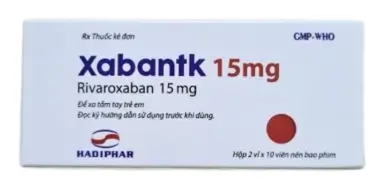 Xabantk 15mg thuốc chống đông máu