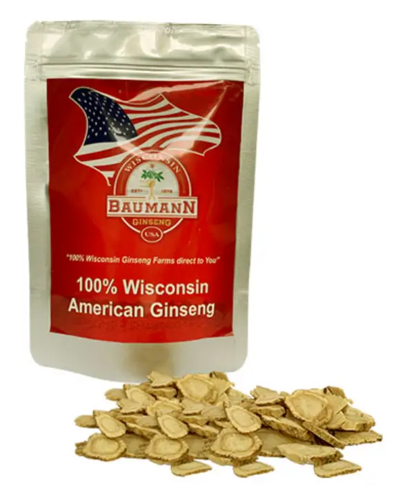 Nhân Sâm Mỹ Baumann Wisconsin Thái Lát 100g