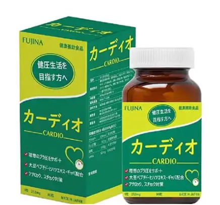 Viên uống điều hòa huyết áp Fujina Cardio 80 Viên Nhật Bản