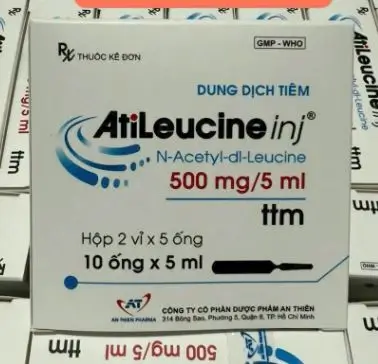 Thuốc AtiLeucine Inj 500mg/5ml để điều trị chóng mặt