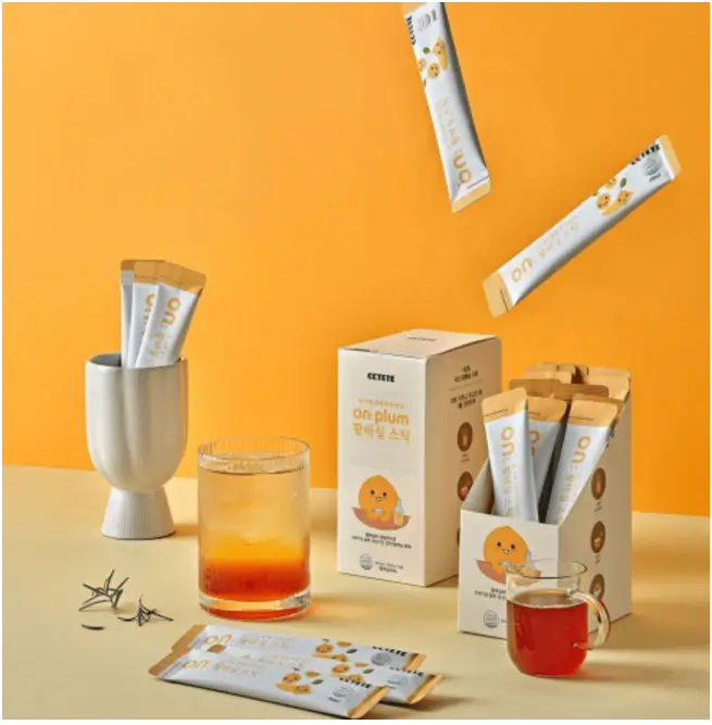 THỨC UỐNG ON: PLUM HWANGMAESIL STICK (450ml) - 한울 온플럼 황매실 스틱