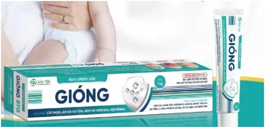 KEM CHĂM SỮA GIÓNG  Cải thiện làn da hư tổn, giúp da mềm mại, mịn màng