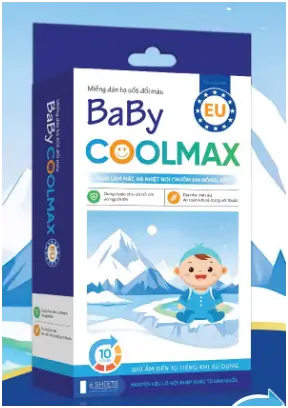 MIẾNG DÁN HẠ SỐT ĐỔI MÀU – BABY COOLMAX