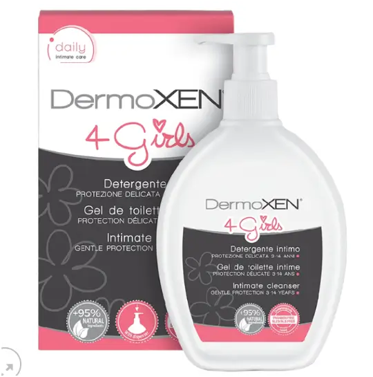 DERMOXEN INTIMATE CLEANSER 4 GIRLS – Dung dịch vệ sinh cho bé gái