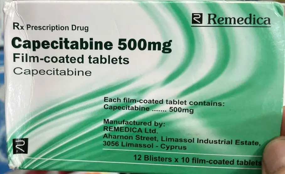 Thuốc Capecitabine 500 Remedica điều trị ung thư đại trực tràng