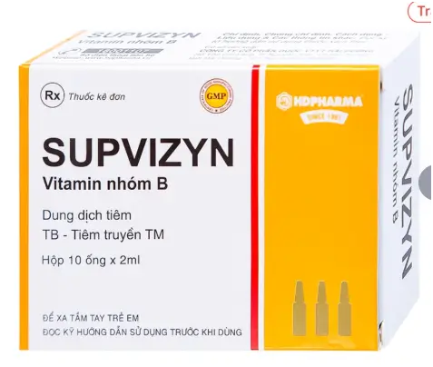 Dung dịch tiêm Supvizyn HDpharma dự phòng và điều trị thiếu các Vitamin nhóm B (10 ống)