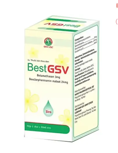 Dung dịch Best GSV Hà Tây điều trị hen phế quản mạn tính, viêm phế quản dị ứng (50ml)