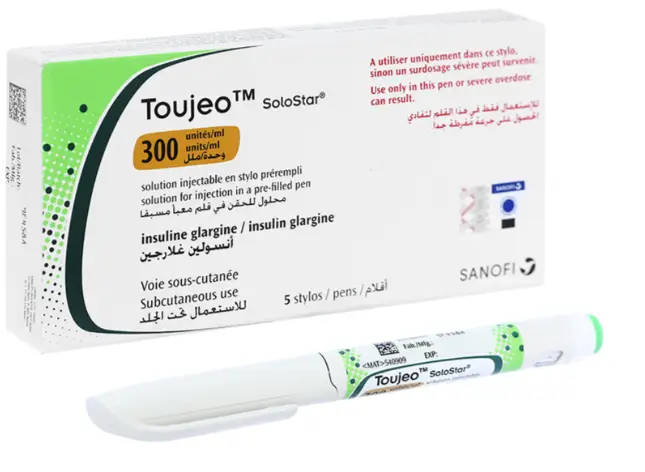 Bút tiêm Toujeo SoloStar 300IU/ml trị đái tháo đường (5 cây x 1.5ml)