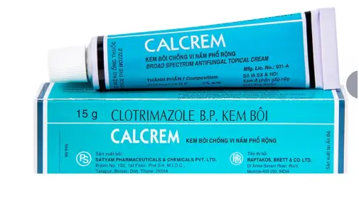 Kem bôi Calcrem chống vi nấm phổ rộng (15g)
