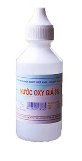 Nước Oxy Già 3% Hóa Dược sát khuẩn vết thương, vết loét, viêm miệng (50ml)