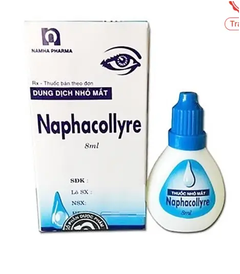 Thuốc nhỏ mắt Naphacollyre Nam Hà điều trị nhiễm khuẩn mắt (8ml)